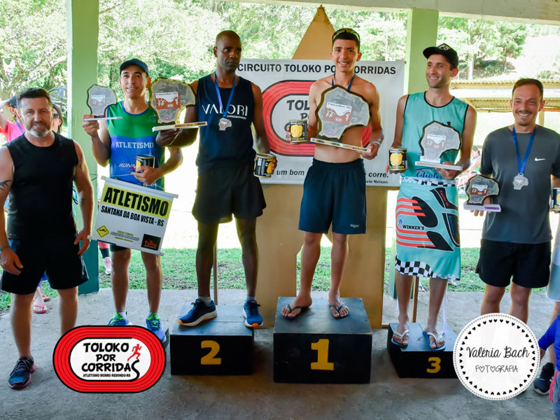 Atletas de Canguçu e Capão do Leão vencem os 5 km da 5ª Volta ao Morro do 5º Circuito Toloko Por Corridas