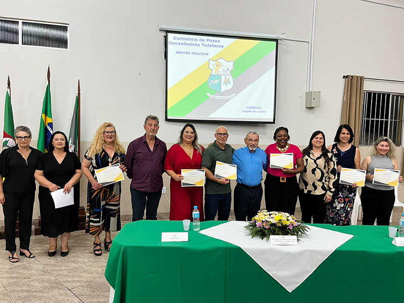 Capão do Leão: Conselheiros tutelares eleitos são diplomados