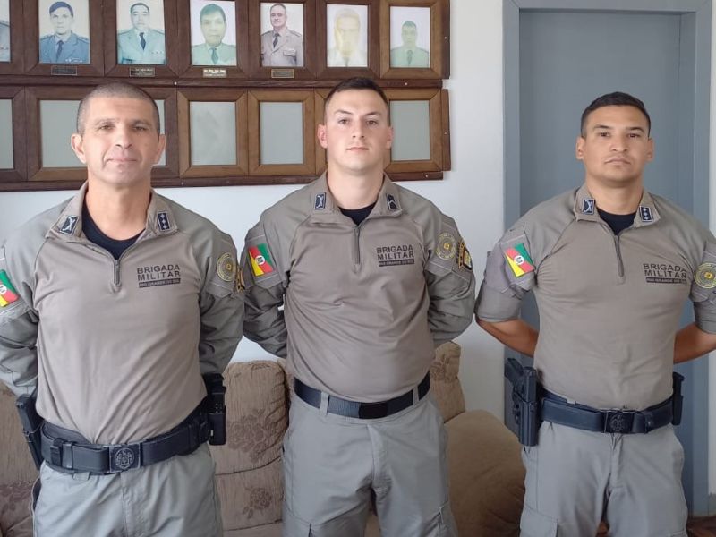 Brigada Militar de Jaguarão recebe novo soldado