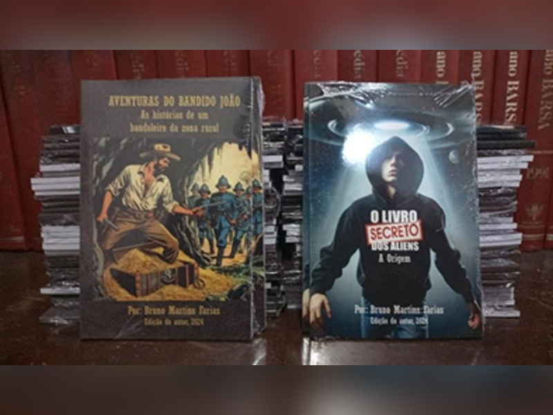 Autor pelotense lança livros com ilustrações criadas por inteligência artificial