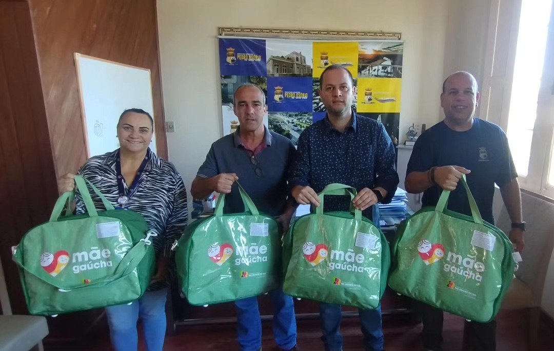 Prefeitura de Pedro Osório promove distribuição de kits de enxoval para bebês