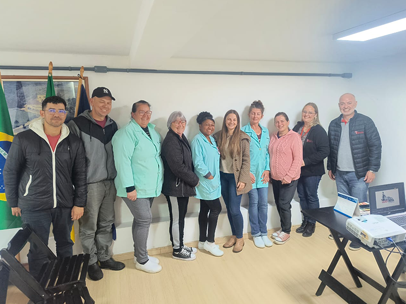 Morro Redondo: Equipe de manutenção e higienização do Hospital Dr. Ernesto Mauricio Arndt participou de um treinamento sobre Saúde e Segurança do Trabalho