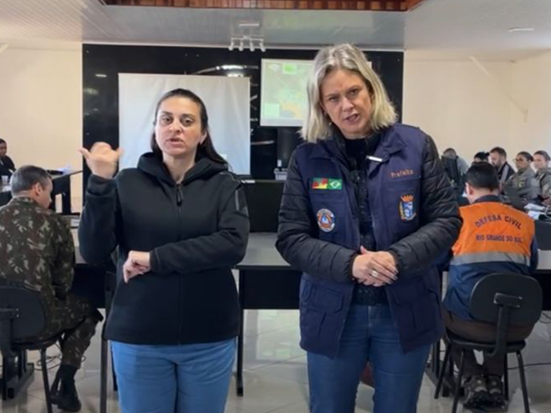 Pelotas: Paula diz que ainda não é o momento de voltar para casa e que mudança dos ventos podem afetar negativamente níveis das águas