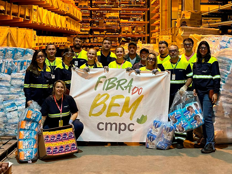 CMPC entrega 1 mil cestas básicas para Pelotas e Rio Grande