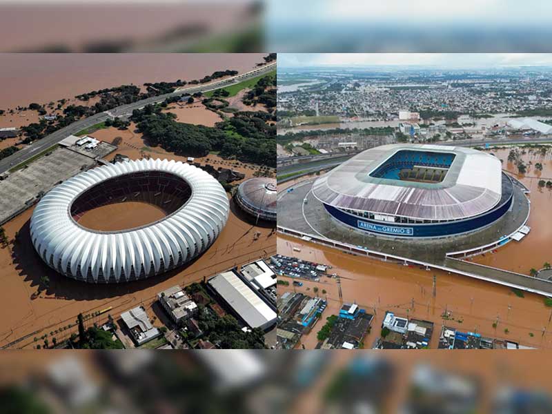 CBF adia jogos do Grêmio, Internacional e demais times gaúchos nas competições nacionais