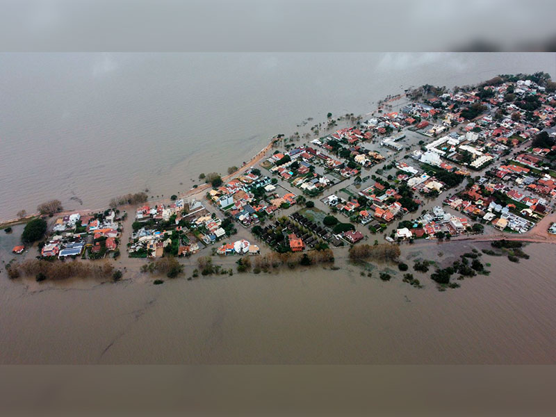 Nível da Lagoa dos Patos sobe para 2,24m em São Lourenço do Sul