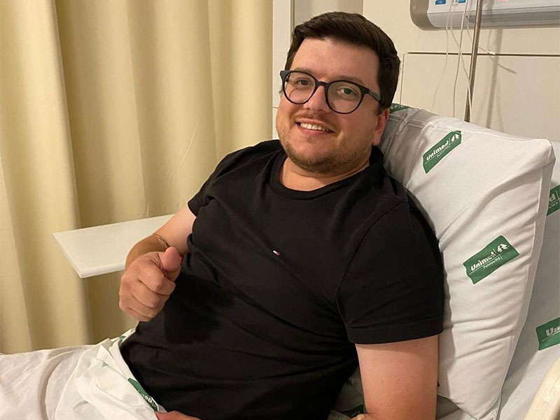 Prefeito de Cerrito recebe alta hospitalar após quase uma semana internado