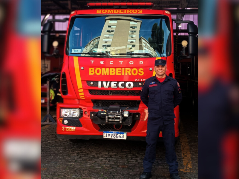A escolha de dirigir o caminhão dos bombeiros e salvar vidas todos os dias