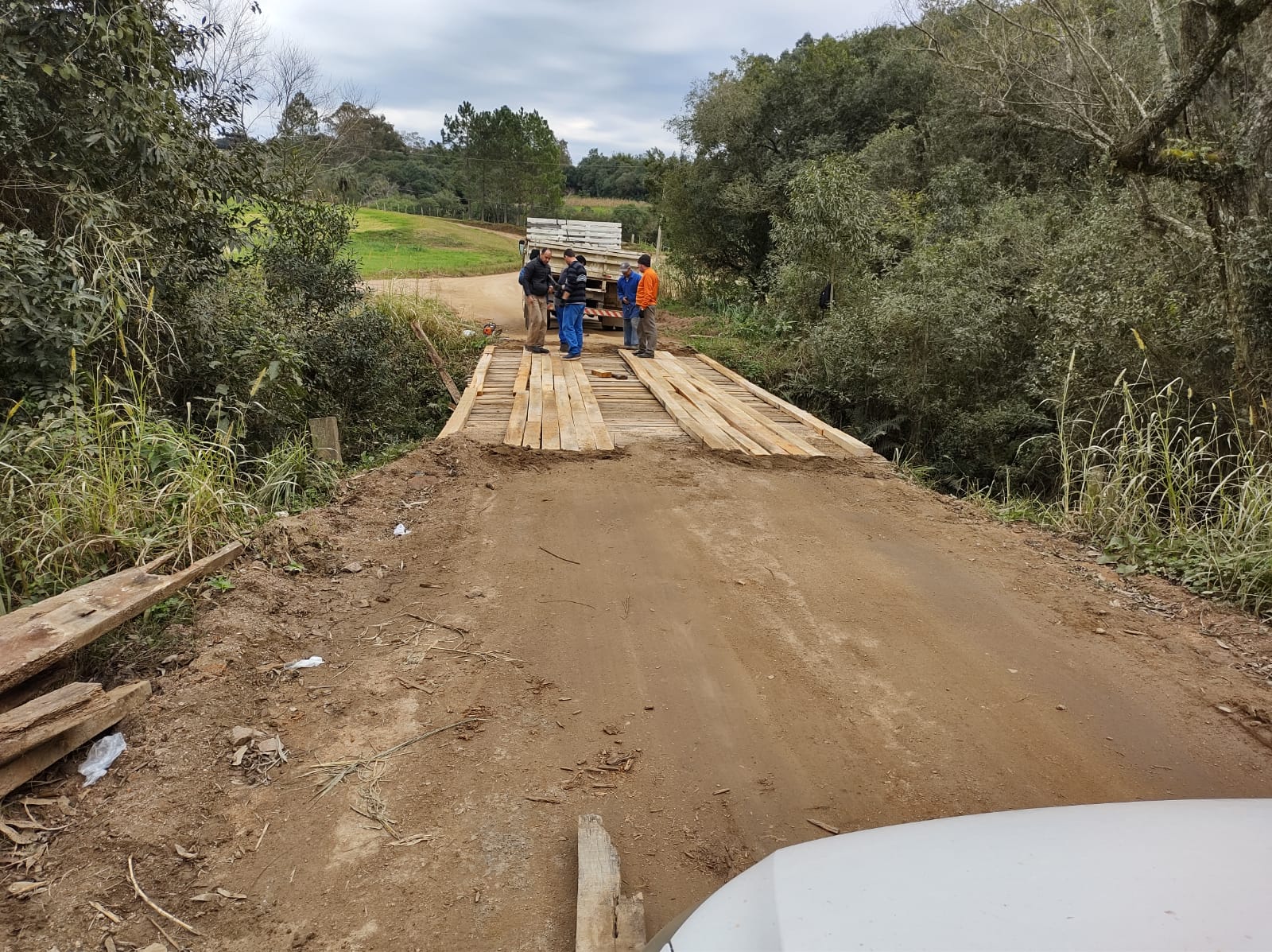 Prefeitura de Pelotas conclui manutenção de ponte no 8º distrito