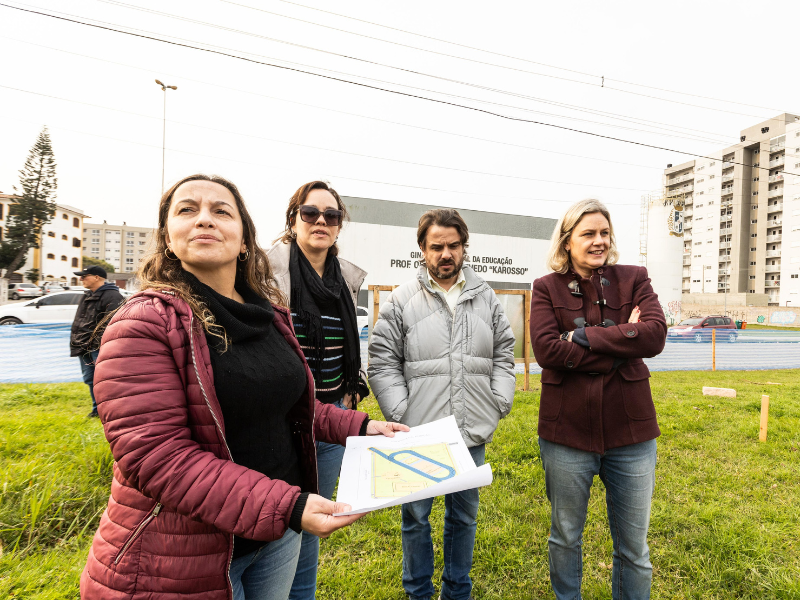 Pelotas: Prefeita vistoria requalificação da Praça Palestina
