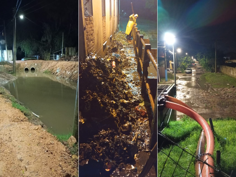 Pelotas: Sanep mantém drenagem urbana a pleno durante chuvas