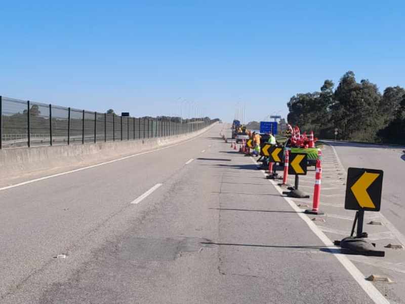 Pelotas: Tráfego no viaduto do km 521 da BR-116 é retomado