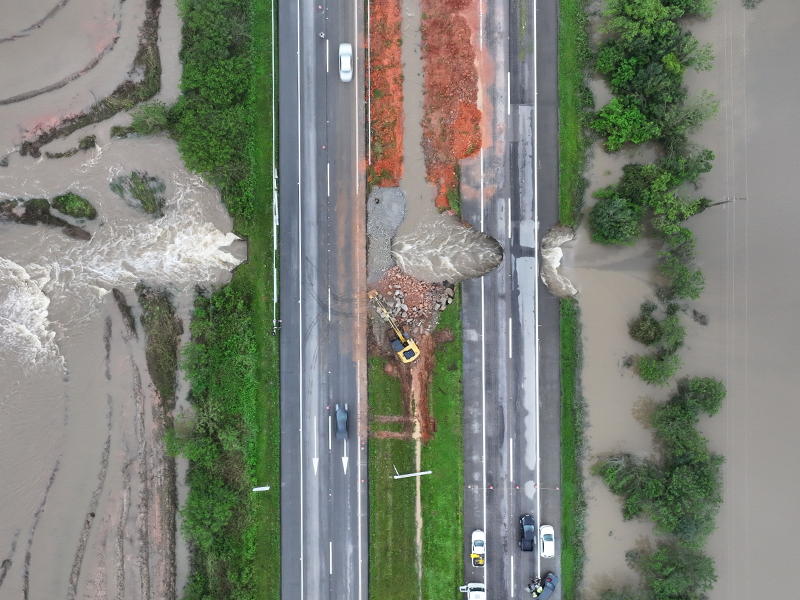 Ecosul reforça medidas de manutenção e fluxo de tráfego na BR-116 em Camaquã