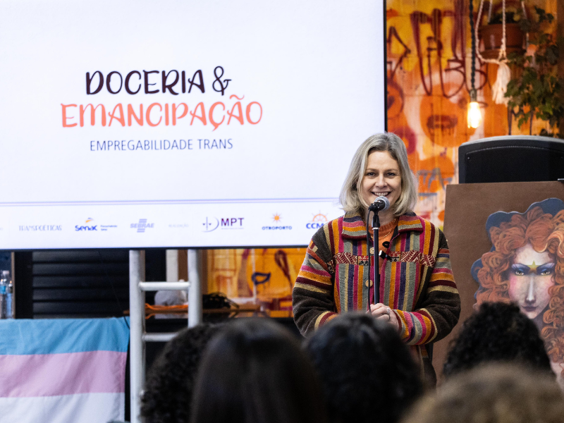 Pelotas: Paula participa da abertura do projeto Doceria e Emancipação