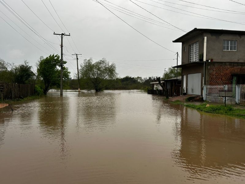 Chuvas deixam seis pessoas desabrigadas em São Lourenço do Sul