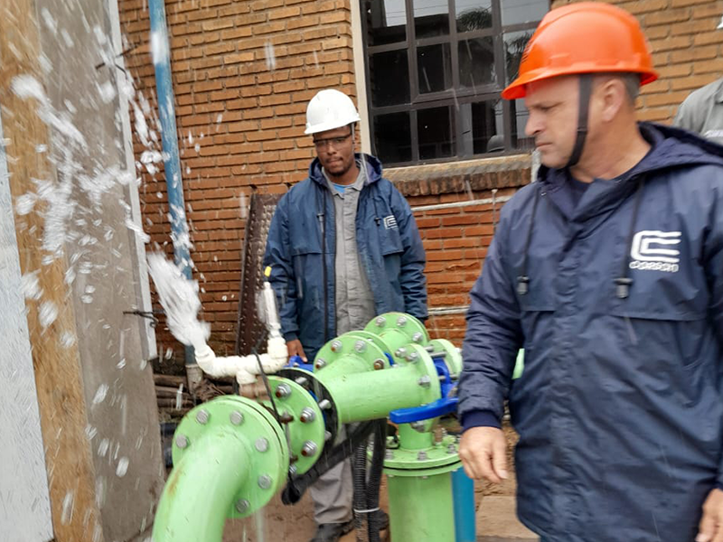 Novo sistema de bombeamento da Corsan aumenta em sete vezes pressão na rede em Morro Redondo