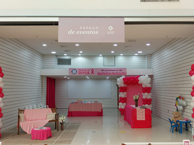 Aapecan e Shopping Pelotas promovem ações de conscientização no Outubro Rosa