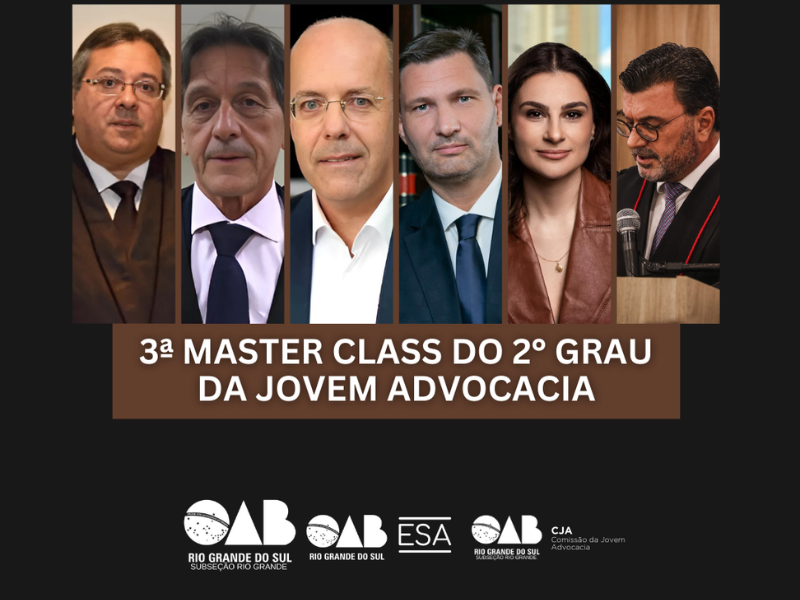 OAB Rio Grande realiza evento com desembargadores do TJ/RS
