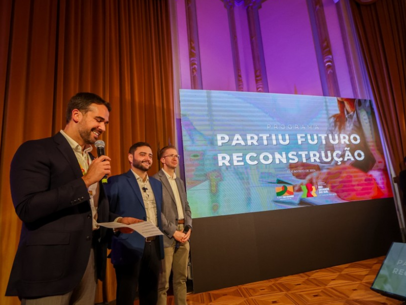Partiu Futuro Reconstrução: convocação dos 1,5 mil candidatos selecionados ocorrerá até 22/10