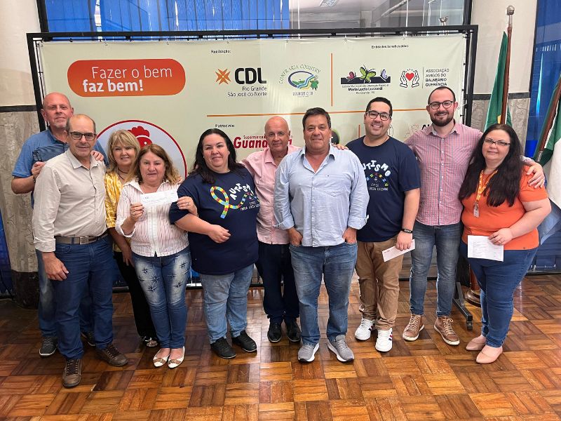 Câmara de Dirigentes Lojistas do Rio Grande e São José do Norte realiza entrega de resultados do Galeto Solidário
