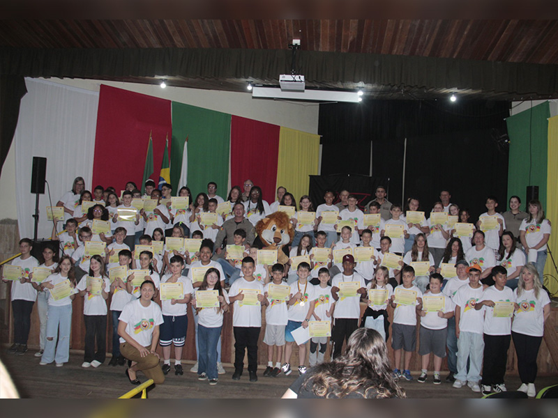 Morro Redondo: Proerd realiza formatura de 70 alunos das turmas do 5º ano do Ensino Fundamental