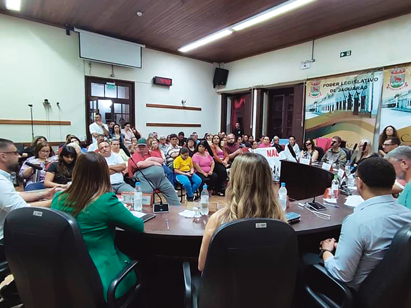 Jaguarão: Audiência pública lota Câmara Municipal para discutir fechamento do Presídio Estadual