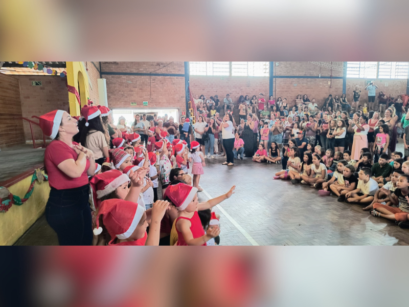 Tradicional Festa de Natal nas escolas municipais é realizada em Turuçu