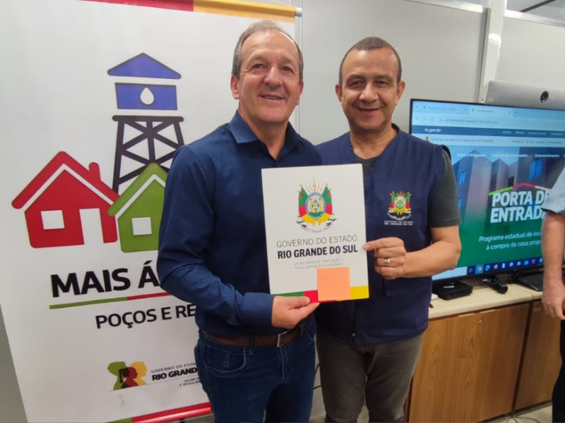 Morro Redondo é contemplado com poço artesiano no programa Mais Água RS