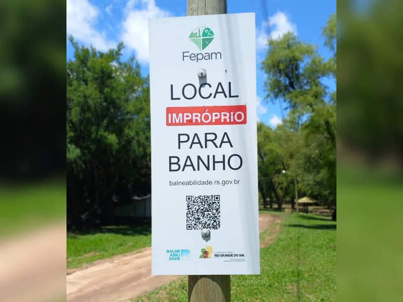 Zona Sul segue com cinco pontos impróprios para banho, diz Fepam