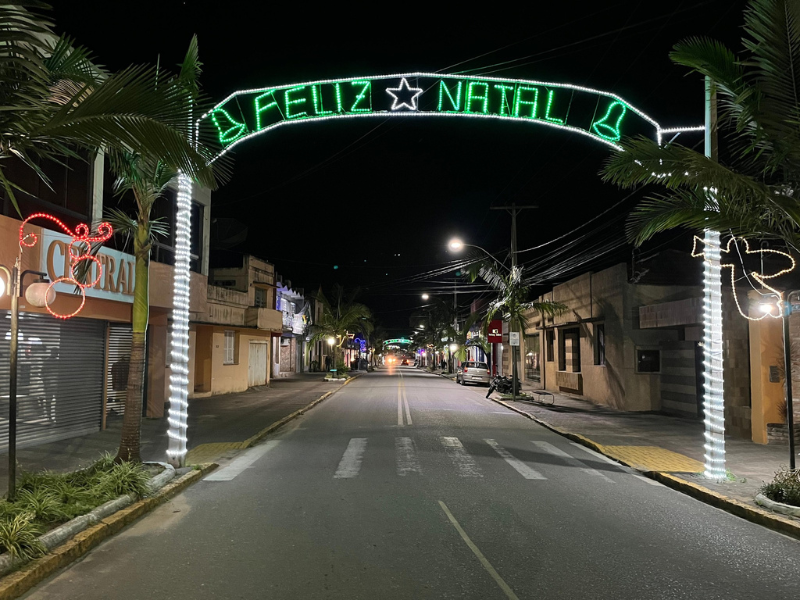 Inaugurada decoração natalina em Pedro Osório