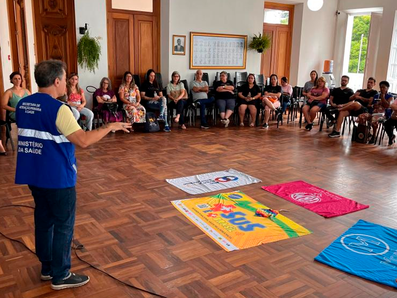 Rio Grande: SMS realiza roda de conversa sobre saúde e participação social com equipes da Secretaria, Ministério e Conselho Nacional de Saúde