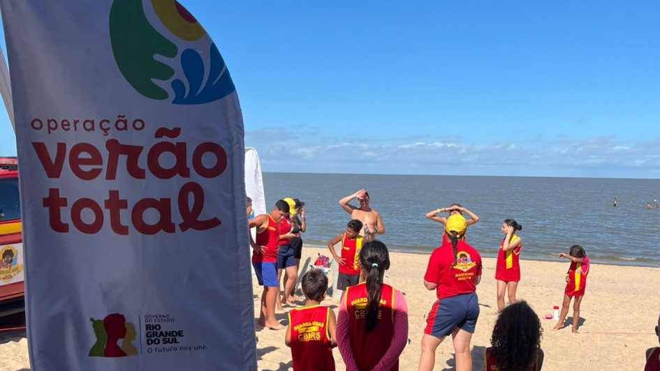 Operação Verão Total promove ações de esporte e lazer a mais de 300 pessoas em São Lourenço do Sul