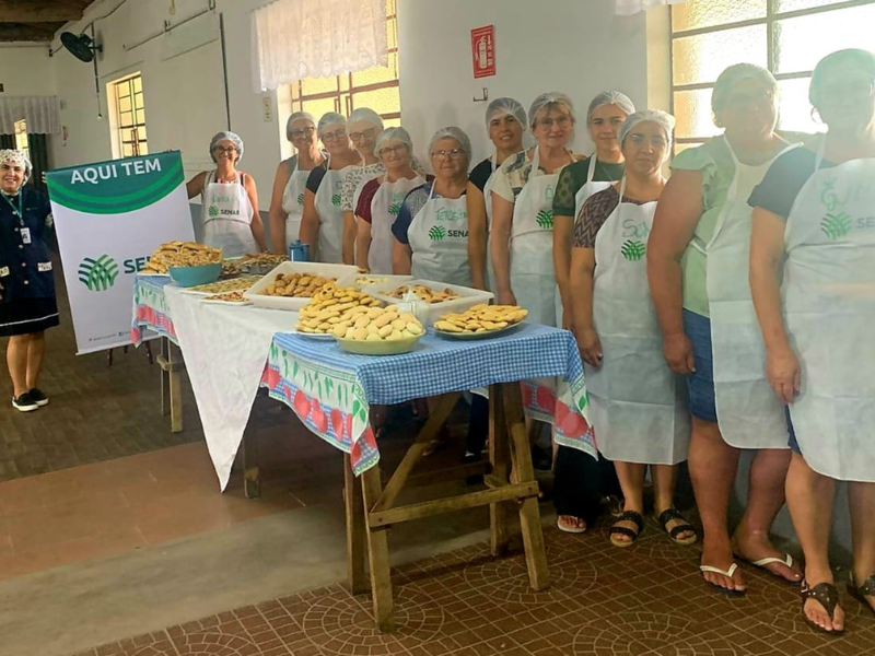 Curso de Bolachas e Salgados do Senar é realizado em Morro Redondo