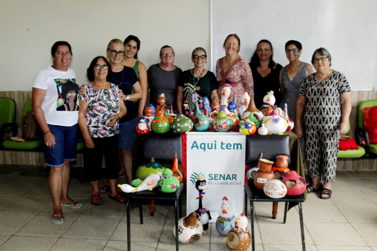 Curso de Artesanato em Porongo é realizado em Morro Redondo