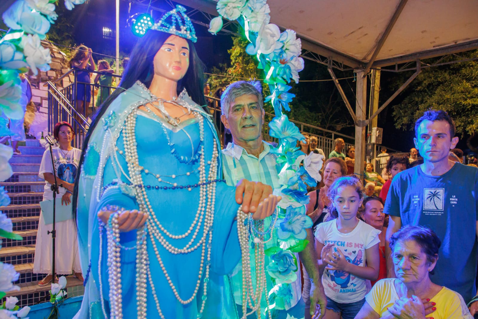 Prefeito de Pelotas prestigia festividades de Iemanjá e Navegantes