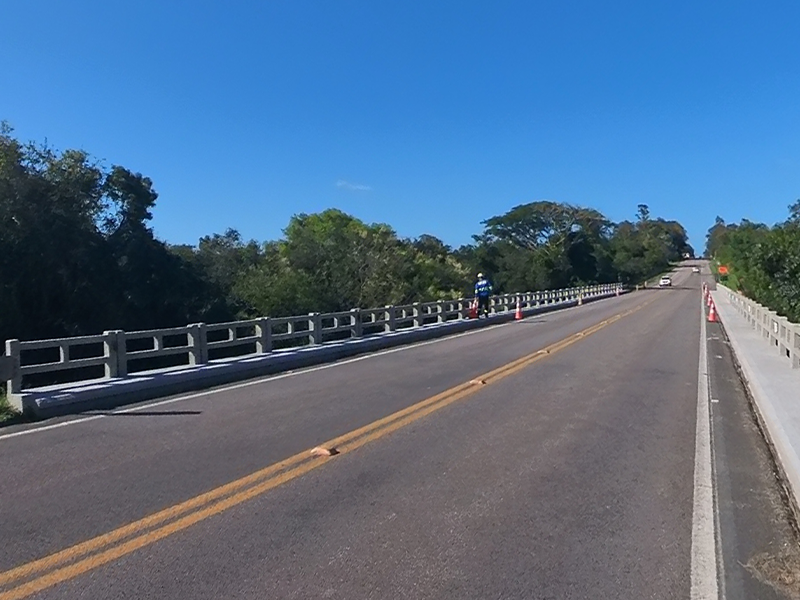 Ecosul informa bloqueios na BR-116 e na BR-392 para obras em pontes