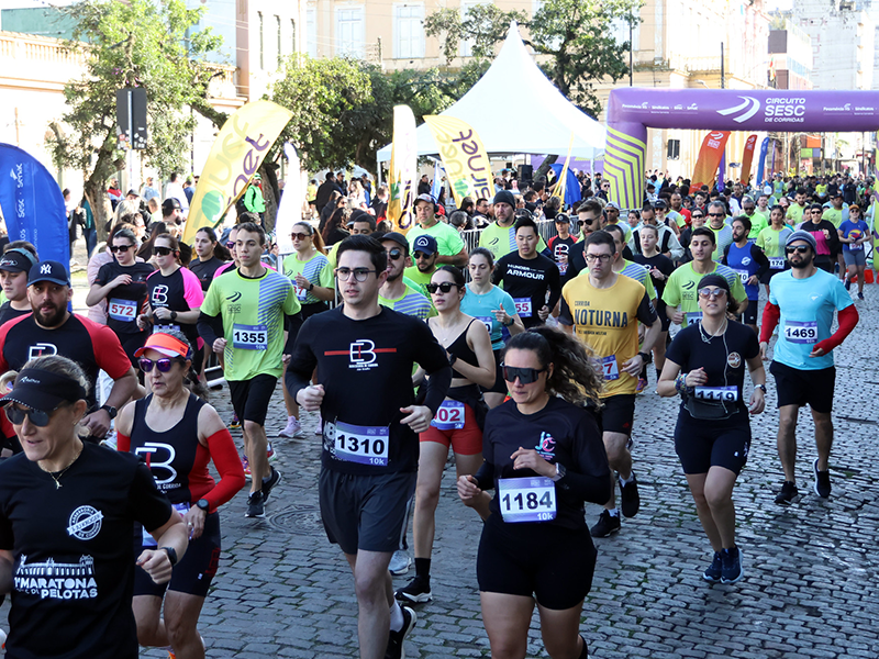 Inscrições abertas para a etapa de Pelotas do Circuito Sesc de Corridas 2025