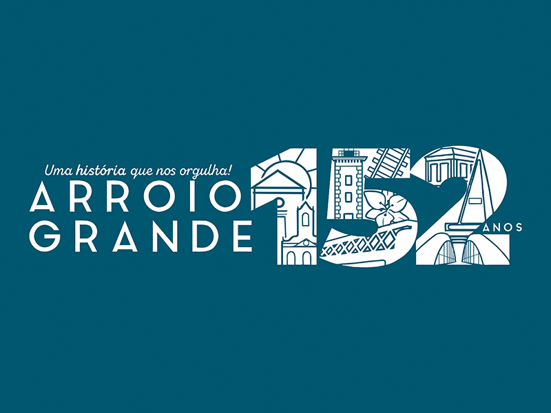 Arroio Grande: Identidade visual dos 152 anos do município valoriza patrimônio e história da Cidade Simpatia