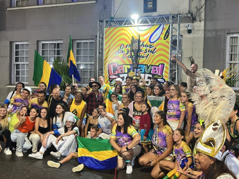 Desfile de premiação encerra o Carnaval de Arroio Grande