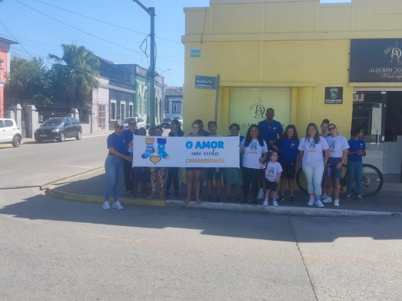 Apae de Arroio Grande realiza ação especial no Dia Internacional da Síndrome de Down
