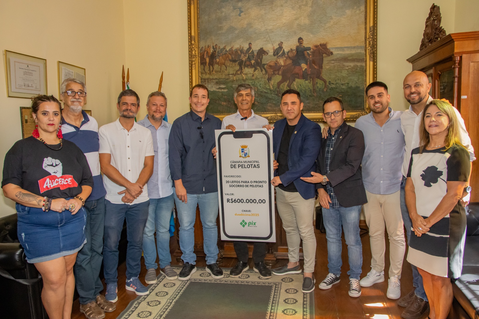 Prefeitura de Pelotas recebe R$600 mil para área da saúde, da Câmara de Vereadores