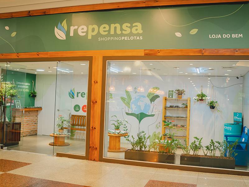 Projeto de compostagem do Shopping Pelotas já produz 1,5 tonelada por mês