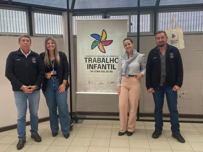 Cerrito marca presença em Seminário Regional de Combate ao Trabalho Infantil