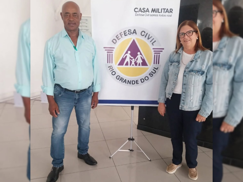 Coordenadores da Defesa Civil de Pedras Altas participam de curso de capacitação em Pelotas