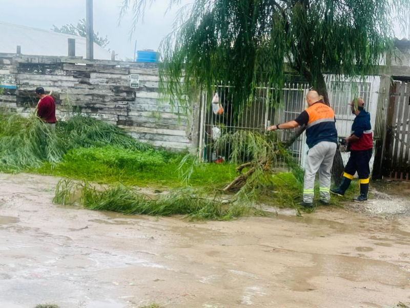 Defesa Civil atualiza número de atendimentos à população durante chuvas em Rio Grande