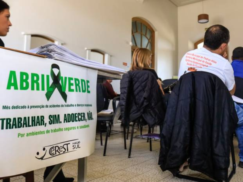 Pelotas celebra abril verde com eventos de conscientização sobre a saúde e segurança no trabalho