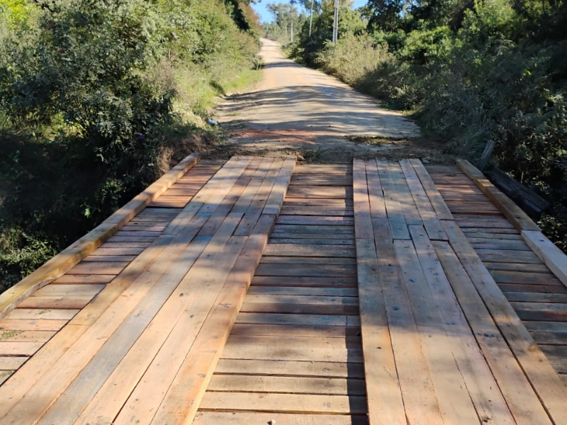 Prefeitura de Pelotas conclui obras na ponte da Gama em Monte Bonito