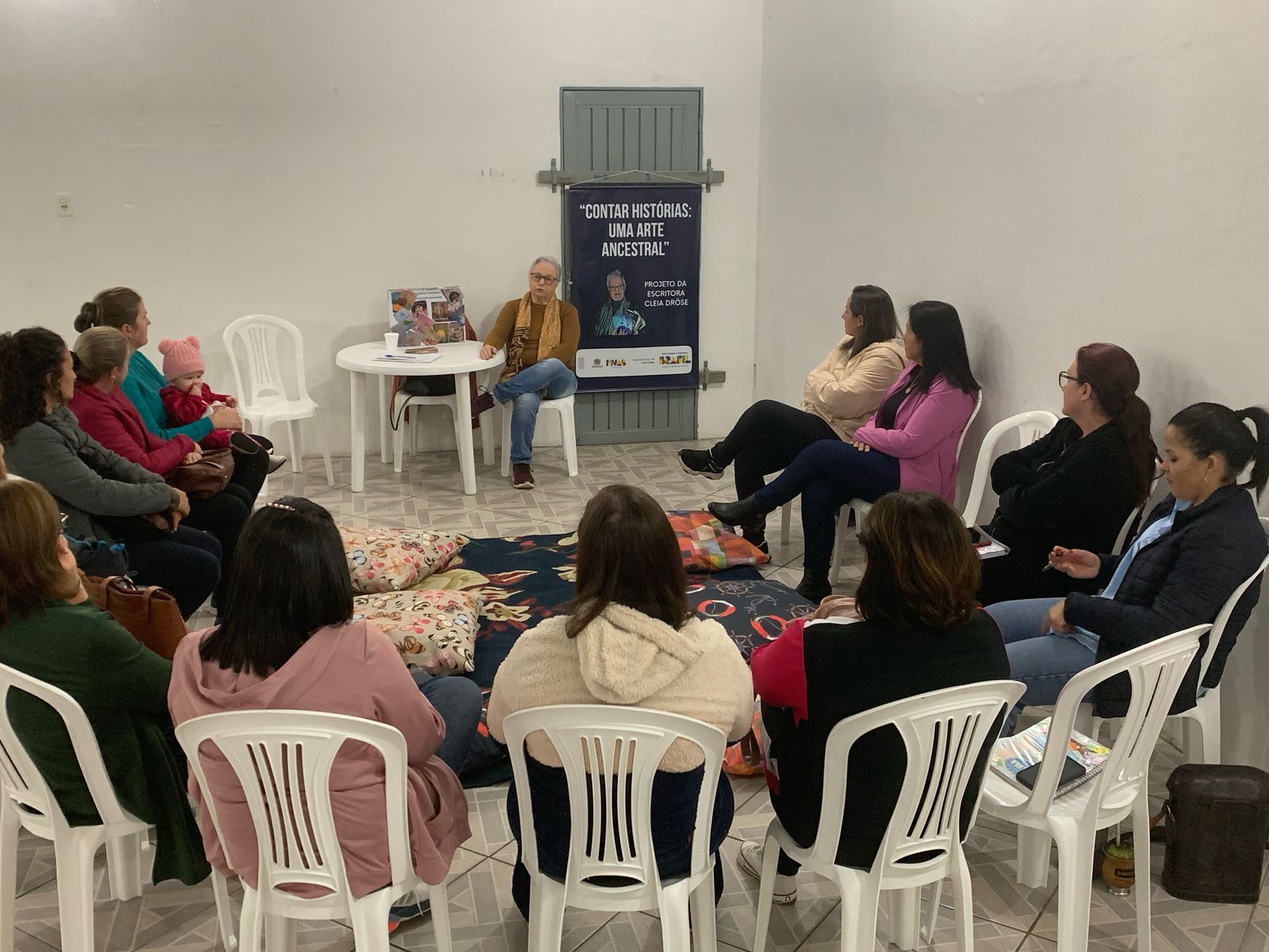 Projeto lourenciano “Contar histórias – Uma arte ancestral” realiza primeiro encontro presencial