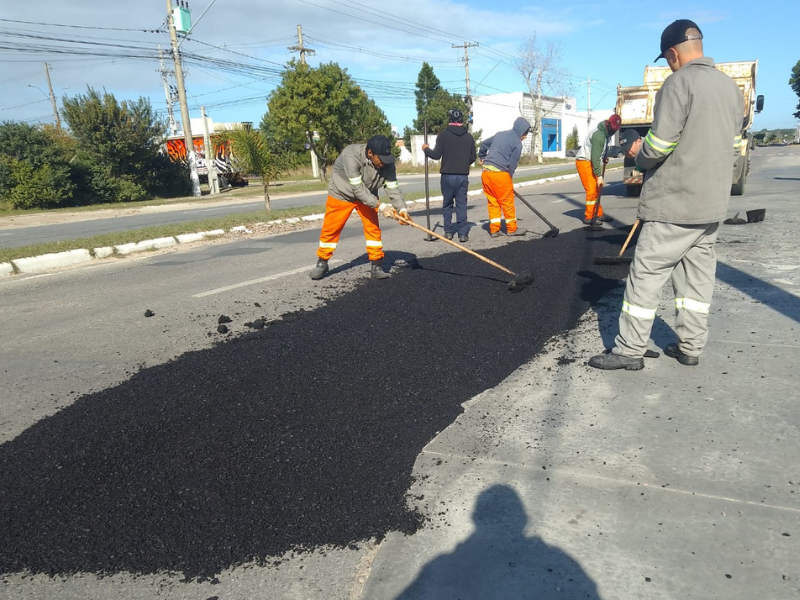 Prefeitura de Pelotas recupera cabeceiras das pontes entre Bento e Rodoviária