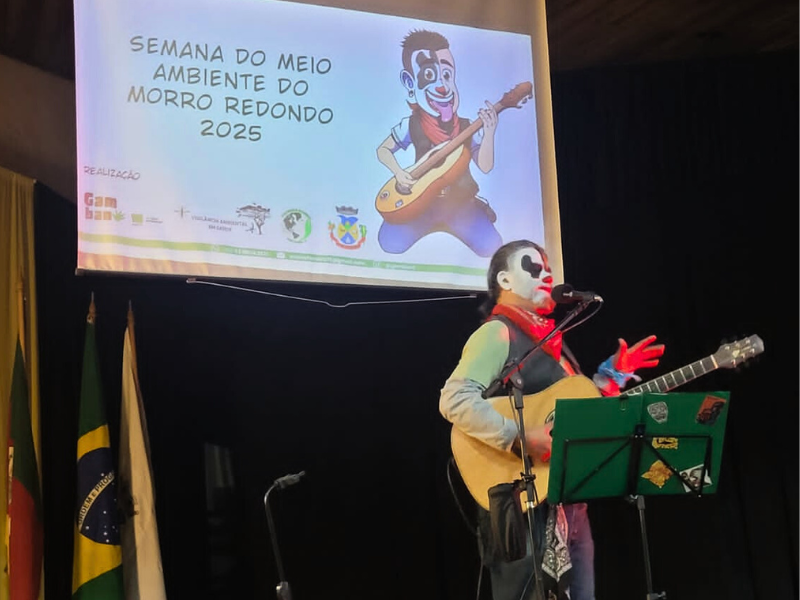 Apresentação musical encerra atividades do Mês do Meio Ambiente em Morro Redondo